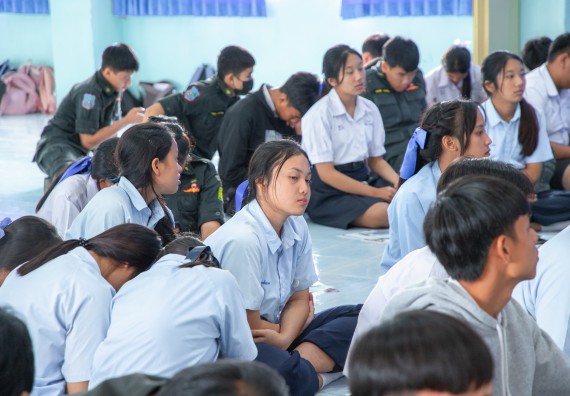 ภาพกิจกรรม  คณะวิทยาศาสตร์และเทคโนโลยี มหาวิทยาลัยราชภัฏกำแพงเพชร จัดกิจกรรมค่ายวิชาการเพื่อพัฒนากำลังคนด้านวิทยาศาสตร์และเทคโนโลยี ปีการศึกษา 2567 โรงเรียนพบพระวิทยาคม