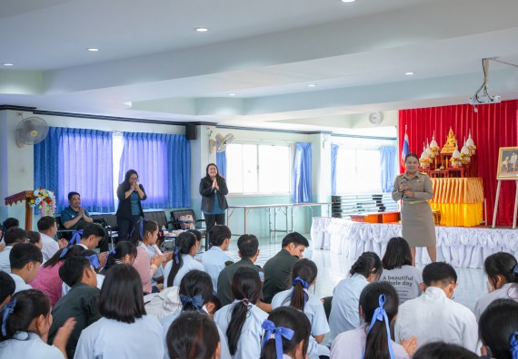 ภาพกิจกรรม  คณะวิทยาศาสตร์และเทคโนโลยี มหาวิทยาลัยราชภัฏกำแพงเพชร จัดกิจกรรมค่ายวิชาการเพื่อพัฒนากำลังคนด้านวิทยาศาสตร์และเทคโนโลยี ปีการศึกษา 2567 โรงเรียนพบพระวิทยาคม