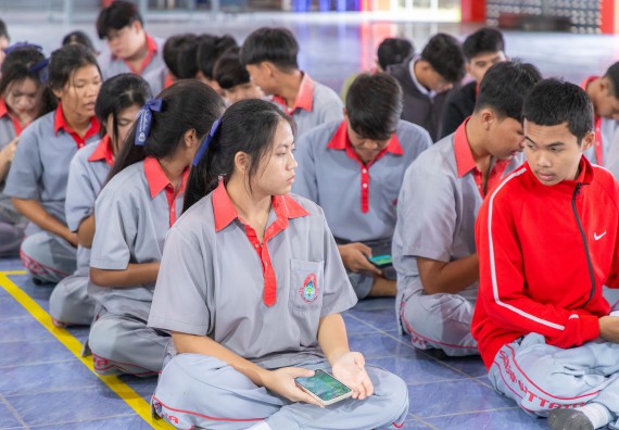 ภาพกิจกรรมคณะวิทยาศาสตร์และเทคโนโลยี มหาวิทยาลัยราชภัฏกำแพงเพชร จัดกิจกรรมค่ายวิชาการเพื่อพัฒนากำลังคนด้านวิทยาศาสตร์และเทคโนโลยี ปีการศึกษา 2567  โรงเรียนสักงามวิทยา