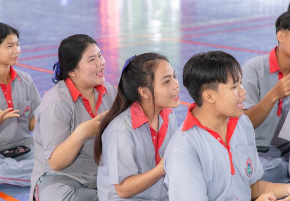 ภาพกิจกรรมคณะวิทยาศาสตร์และเทคโนโลยี มหาวิทยาลัยราชภัฏกำแพงเพชร จัดกิจกรรมค่ายวิชาการเพื่อพัฒนากำลังคนด้านวิทยาศาสตร์และเทคโนโลยี ปีการศึกษา 2567  โรงเรียนสักงามวิทยา