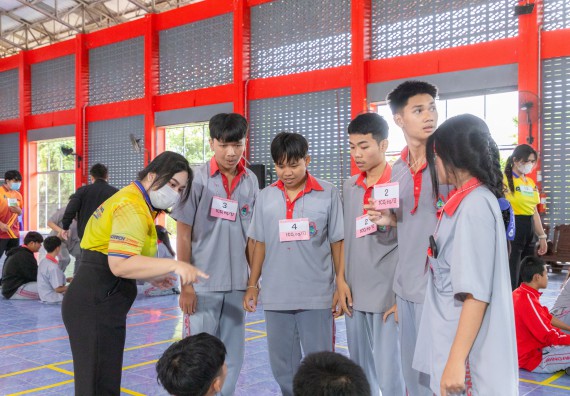 ภาพกิจกรรมคณะวิทยาศาสตร์และเทคโนโลยี มหาวิทยาลัยราชภัฏกำแพงเพชร จัดกิจกรรมค่ายวิชาการเพื่อพัฒนากำลังคนด้านวิทยาศาสตร์และเทคโนโลยี ปีการศึกษา 2567  โรงเรียนสักงามวิทยา