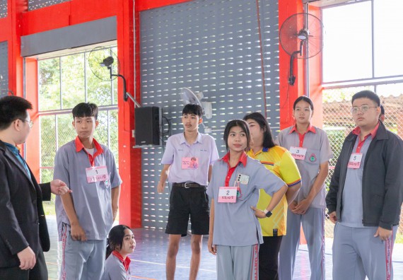 ภาพกิจกรรมคณะวิทยาศาสตร์และเทคโนโลยี มหาวิทยาลัยราชภัฏกำแพงเพชร จัดกิจกรรมค่ายวิชาการเพื่อพัฒนากำลังคนด้านวิทยาศาสตร์และเทคโนโลยี ปีการศึกษา 2567  โรงเรียนสักงามวิทยา