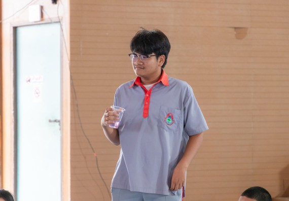 ภาพกิจกรรมคณะวิทยาศาสตร์และเทคโนโลยี มหาวิทยาลัยราชภัฏกำแพงเพชร จัดกิจกรรมค่ายวิชาการเพื่อพัฒนากำลังคนด้านวิทยาศาสตร์และเทคโนโลยี ปีการศึกษา 2567  โรงเรียนสักงามวิทยา