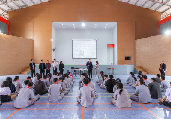 ภาพกิจกรรมคณะวิทยาศาสตร์และเทคโนโลยี มหาวิทยาลัยราชภัฏกำแพงเพชร จัดกิจกรรมค่ายวิชาการเพื่อพัฒนากำลังคนด้านวิทยาศาสตร์และเทคโนโลยี ปีการศึกษา 2567  โรงเรียนสักงามวิทยา