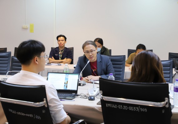 ภาพกิจกรรม  คณะวิทยาศาสตร์และเทคโนโลยี มหาวิทยาลัยราชภัฏกำแพงเพชร จัดประชุมประธานโปรแกรมวิชาและคณะกรรมการขับเคลื่อนการรับนักศึกษา ครั้งที่ 1 ปีการศึกษา 2568