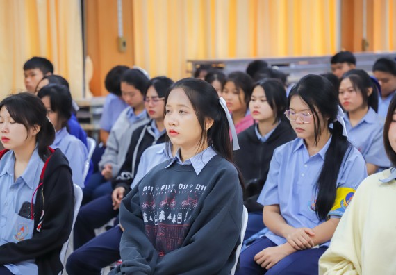 ภาพกิจกรรม  คณะวิทยาศาสตร์และเทคโนโลยี มหาวิทยาลัยราชภัฏกำแพงเพชร จัดกิจกรรมค่ายวิชาการเพื่อพัฒนากำลังคนด้านวิทยาศาสตร์และเทคโนโลยี ปีการศึกษา 2567  โรงเรียนมัธยมพัชรกิติยาภา 2 กำแพงเพชร