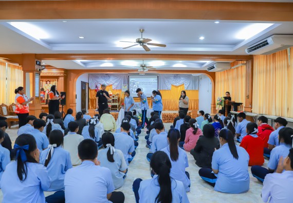 ภาพกิจกรรม  คณะวิทยาศาสตร์และเทคโนโลยี มหาวิทยาลัยราชภัฏกำแพงเพชร จัดกิจกรรมค่ายวิชาการเพื่อพัฒนากำลังคนด้านวิทยาศาสตร์และเทคโนโลยี ปีการศึกษา 2567  โรงเรียนมัธยมพัชรกิติยาภา 2 กำแพงเพชร