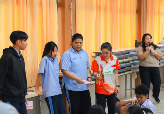 ภาพกิจกรรม  คณะวิทยาศาสตร์และเทคโนโลยี มหาวิทยาลัยราชภัฏกำแพงเพชร จัดกิจกรรมค่ายวิชาการเพื่อพัฒนากำลังคนด้านวิทยาศาสตร์และเทคโนโลยี ปีการศึกษา 2567  โรงเรียนมัธยมพัชรกิติยาภา 2 กำแพงเพชร