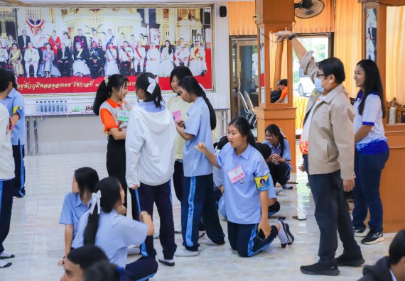 ภาพกิจกรรม  คณะวิทยาศาสตร์และเทคโนโลยี มหาวิทยาลัยราชภัฏกำแพงเพชร จัดกิจกรรมค่ายวิชาการเพื่อพัฒนากำลังคนด้านวิทยาศาสตร์และเทคโนโลยี ปีการศึกษา 2567  โรงเรียนมัธยมพัชรกิติยาภา 2 กำแพงเพชร