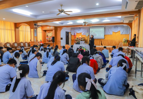 ภาพกิจกรรม  คณะวิทยาศาสตร์และเทคโนโลยี มหาวิทยาลัยราชภัฏกำแพงเพชร จัดกิจกรรมค่ายวิชาการเพื่อพัฒนากำลังคนด้านวิทยาศาสตร์และเทคโนโลยี ปีการศึกษา 2567  โรงเรียนมัธยมพัชรกิติยาภา 2 กำแพงเพชร