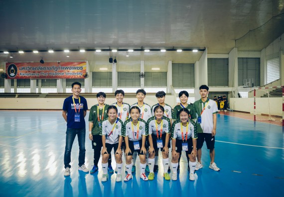 ภาพกิจกรรม  คณะวิทยาศาสตร์และเทคโนโลยี มหาวิทยาลัยราชภัฏกำแพงเพชร เจ้าภาพการแข่งขันกีฬามหาวิทยาลัยแห่งประเทศไทย ครั้งที่ 50 รอบคัดเลือก เขตภาคเหนือ ประเภทกีฬาฟุตซอล