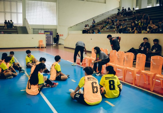 ภาพกิจกรรม  คณะวิทยาศาสตร์และเทคโนโลยี มหาวิทยาลัยราชภัฏกำแพงเพชร เจ้าภาพการแข่งขันกีฬามหาวิทยาลัยแห่งประเทศไทย ครั้งที่ 50 รอบคัดเลือก เขตภาคเหนือ ประเภทกีฬาฟุตซอล