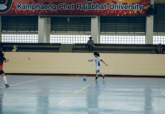 ภาพกิจกรรม  คณะวิทยาศาสตร์และเทคโนโลยี มหาวิทยาลัยราชภัฏกำแพงเพชร เจ้าภาพการแข่งขันกีฬามหาวิทยาลัยแห่งประเทศไทย ครั้งที่ 50 รอบคัดเลือก เขตภาคเหนือ ประเภทกีฬาฟุตซอล