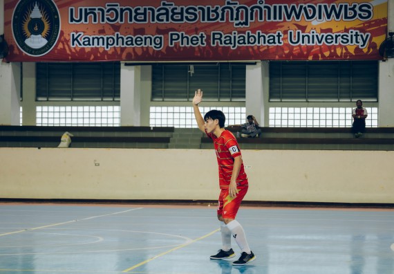 ภาพกิจกรรม  คณะวิทยาศาสตร์และเทคโนโลยี มหาวิทยาลัยราชภัฏกำแพงเพชร เจ้าภาพการแข่งขันกีฬามหาวิทยาลัยแห่งประเทศไทย ครั้งที่ 50 รอบคัดเลือก เขตภาคเหนือ ประเภทกีฬาฟุตซอล