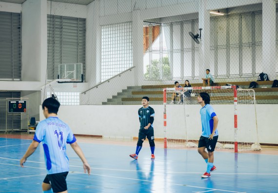 ภาพกิจกรรม  คณะวิทยาศาสตร์และเทคโนโลยี มหาวิทยาลัยราชภัฏกำแพงเพชร เจ้าภาพการแข่งขันกีฬามหาวิทยาลัยแห่งประเทศไทย ครั้งที่ 50 รอบคัดเลือก เขตภาคเหนือ ประเภทกีฬาฟุตซอล