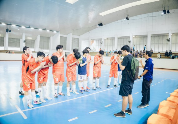 ภาพกิจกรรม  คณะวิทยาศาสตร์และเทคโนโลยี มหาวิทยาลัยราชภัฏกำแพงเพชร เจ้าภาพการแข่งขันกีฬามหาวิทยาลัยแห่งประเทศไทย ครั้งที่ 50 รอบคัดเลือก เขตภาคเหนือ ประเภทกีฬาฟุตซอล