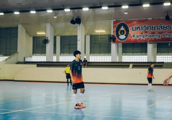 ภาพกิจกรรม  คณะวิทยาศาสตร์และเทคโนโลยี มหาวิทยาลัยราชภัฏกำแพงเพชร เจ้าภาพการแข่งขันกีฬามหาวิทยาลัยแห่งประเทศไทย ครั้งที่ 50 รอบคัดเลือก เขตภาคเหนือ ประเภทกีฬาฟุตซอล