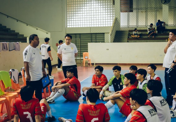 ภาพกิจกรรม  คณะวิทยาศาสตร์และเทคโนโลยี มหาวิทยาลัยราชภัฏกำแพงเพชร เจ้าภาพการแข่งขันกีฬามหาวิทยาลัยแห่งประเทศไทย ครั้งที่ 50 รอบคัดเลือก เขตภาคเหนือ ประเภทกีฬาฟุตซอล