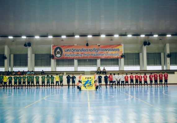 ภาพกิจกรรม  คณะวิทยาศาสตร์และเทคโนโลยี มหาวิทยาลัยราชภัฏกำแพงเพชร เจ้าภาพการแข่งขันกีฬามหาวิทยาลัยแห่งประเทศไทย ครั้งที่ 50 รอบคัดเลือก เขตภาคเหนือ ประเภทกีฬาฟุตซอล