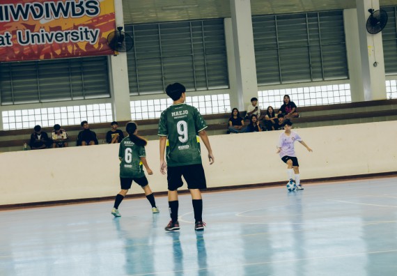 ภาพกิจกรรม  คณะวิทยาศาสตร์และเทคโนโลยี มหาวิทยาลัยราชภัฏกำแพงเพชร เจ้าภาพการแข่งขันกีฬามหาวิทยาลัยแห่งประเทศไทย ครั้งที่ 50 รอบคัดเลือก เขตภาคเหนือ ประเภทกีฬาฟุตซอล