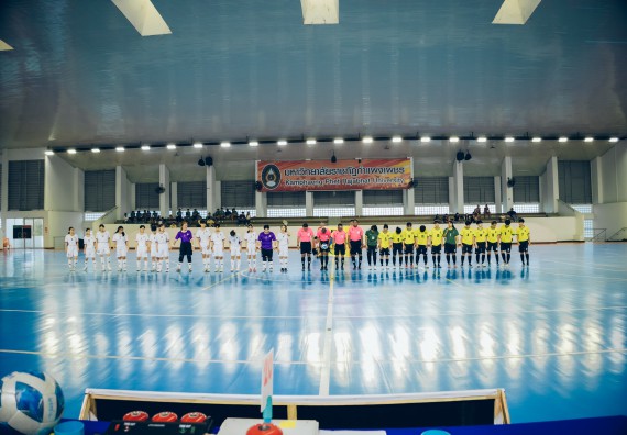 ภาพกิจกรรม  คณะวิทยาศาสตร์และเทคโนโลยี มหาวิทยาลัยราชภัฏกำแพงเพชร เจ้าภาพการแข่งขันกีฬามหาวิทยาลัยแห่งประเทศไทย ครั้งที่ 50 รอบคัดเลือก เขตภาคเหนือ ประเภทกีฬาฟุตซอล