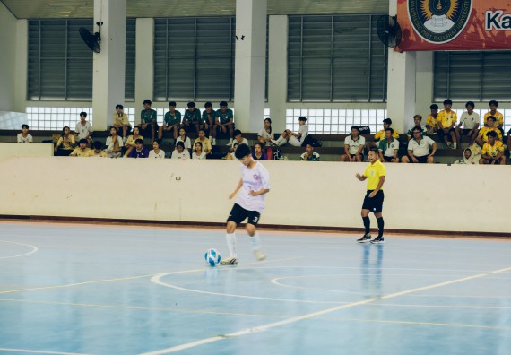 ภาพกิจกรรม  คณะวิทยาศาสตร์และเทคโนโลยี มหาวิทยาลัยราชภัฏกำแพงเพชร เจ้าภาพการแข่งขันกีฬามหาวิทยาลัยแห่งประเทศไทย ครั้งที่ 50 รอบคัดเลือก เขตภาคเหนือ ประเภทกีฬาฟุตซอล