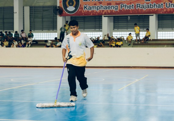 ภาพกิจกรรม  คณะวิทยาศาสตร์และเทคโนโลยี มหาวิทยาลัยราชภัฏกำแพงเพชร เจ้าภาพการแข่งขันกีฬามหาวิทยาลัยแห่งประเทศไทย ครั้งที่ 50 รอบคัดเลือก เขตภาคเหนือ ประเภทกีฬาฟุตซอล