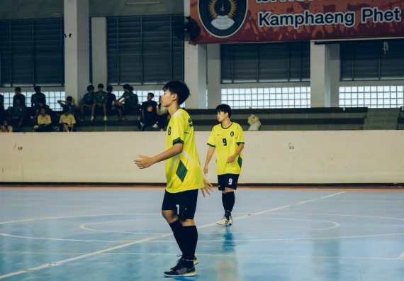 ภาพกิจกรรม  คณะวิทยาศาสตร์และเทคโนโลยี มหาวิทยาลัยราชภัฏกำแพงเพชร เจ้าภาพการแข่งขันกีฬามหาวิทยาลัยแห่งประเทศไทย ครั้งที่ 50 รอบคัดเลือก เขตภาคเหนือ ประเภทกีฬาฟุตซอล