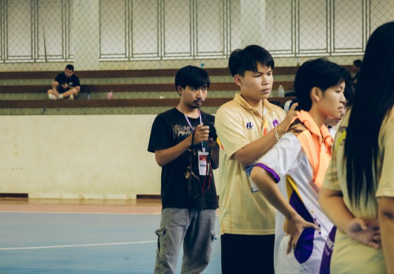 ภาพกิจกรรม  คณะวิทยาศาสตร์และเทคโนโลยี มหาวิทยาลัยราชภัฏกำแพงเพชร เจ้าภาพการแข่งขันกีฬามหาวิทยาลัยแห่งประเทศไทย ครั้งที่ 50 รอบคัดเลือก เขตภาคเหนือ ประเภทกีฬาฟุตซอล