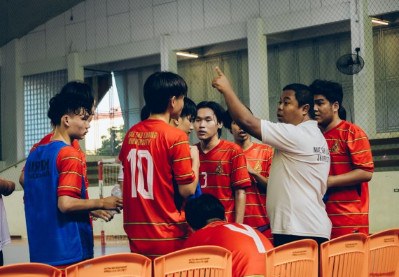 ภาพกิจกรรม  คณะวิทยาศาสตร์และเทคโนโลยี มหาวิทยาลัยราชภัฏกำแพงเพชร เจ้าภาพการแข่งขันกีฬามหาวิทยาลัยแห่งประเทศไทย ครั้งที่ 50 รอบคัดเลือก เขตภาคเหนือ ประเภทกีฬาฟุตซอล