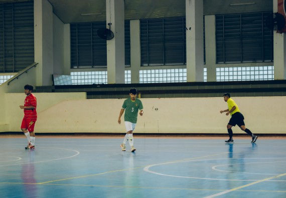 ภาพกิจกรรม  คณะวิทยาศาสตร์และเทคโนโลยี มหาวิทยาลัยราชภัฏกำแพงเพชร เจ้าภาพการแข่งขันกีฬามหาวิทยาลัยแห่งประเทศไทย ครั้งที่ 50 รอบคัดเลือก เขตภาคเหนือ ประเภทกีฬาฟุตซอล