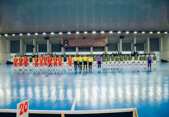 ภาพกิจกรรม  คณะวิทยาศาสตร์และเทคโนโลยี มหาวิทยาลัยราชภัฏกำแพงเพชร เจ้าภาพการแข่งขันกีฬามหาวิทยาลัยแห่งประเทศไทย ครั้งที่ 50 รอบคัดเลือก เขตภาคเหนือ ประเภทกีฬาฟุตซอล