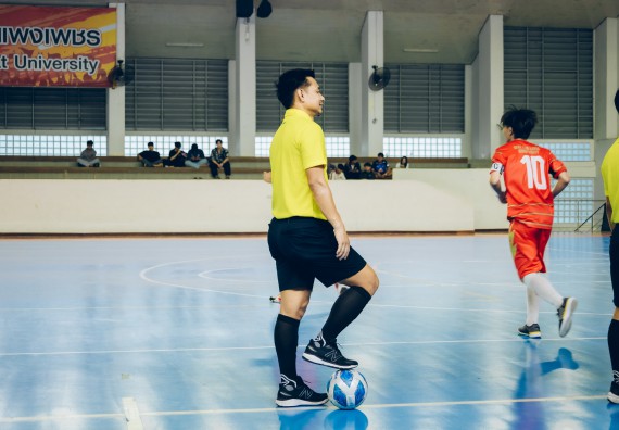 ภาพกิจกรรม  คณะวิทยาศาสตร์และเทคโนโลยี มหาวิทยาลัยราชภัฏกำแพงเพชร เจ้าภาพการแข่งขันกีฬามหาวิทยาลัยแห่งประเทศไทย ครั้งที่ 50 รอบคัดเลือก เขตภาคเหนือ ประเภทกีฬาฟุตซอล