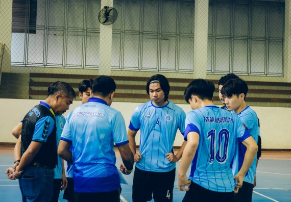 ภาพกิจกรรม  คณะวิทยาศาสตร์และเทคโนโลยี มหาวิทยาลัยราชภัฏกำแพงเพชร เจ้าภาพการแข่งขันกีฬามหาวิทยาลัยแห่งประเทศไทย ครั้งที่ 50 รอบคัดเลือก เขตภาคเหนือ ประเภทกีฬาฟุตซอล