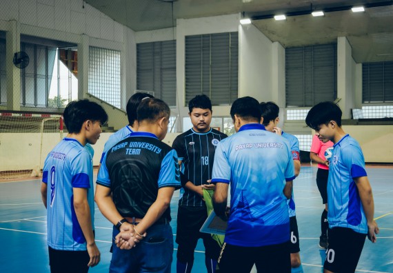 ภาพกิจกรรม  คณะวิทยาศาสตร์และเทคโนโลยี มหาวิทยาลัยราชภัฏกำแพงเพชร เจ้าภาพการแข่งขันกีฬามหาวิทยาลัยแห่งประเทศไทย ครั้งที่ 50 รอบคัดเลือก เขตภาคเหนือ ประเภทกีฬาฟุตซอล