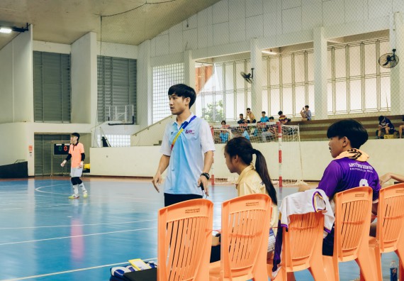 ภาพกิจกรรม  คณะวิทยาศาสตร์และเทคโนโลยี มหาวิทยาลัยราชภัฏกำแพงเพชร เจ้าภาพการแข่งขันกีฬามหาวิทยาลัยแห่งประเทศไทย ครั้งที่ 50 รอบคัดเลือก เขตภาคเหนือ ประเภทกีฬาฟุตซอล