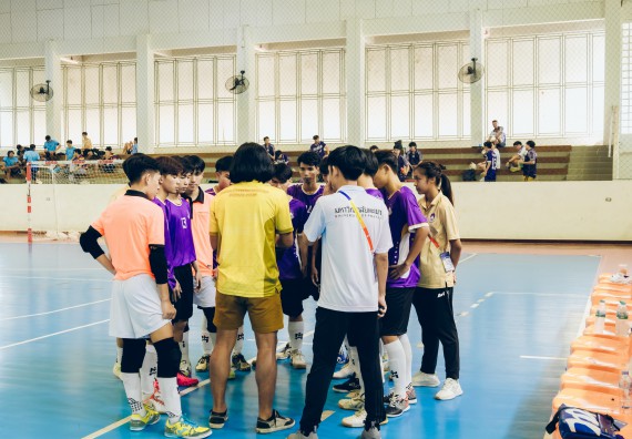 ภาพกิจกรรม  คณะวิทยาศาสตร์และเทคโนโลยี มหาวิทยาลัยราชภัฏกำแพงเพชร เจ้าภาพการแข่งขันกีฬามหาวิทยาลัยแห่งประเทศไทย ครั้งที่ 50 รอบคัดเลือก เขตภาคเหนือ ประเภทกีฬาฟุตซอล