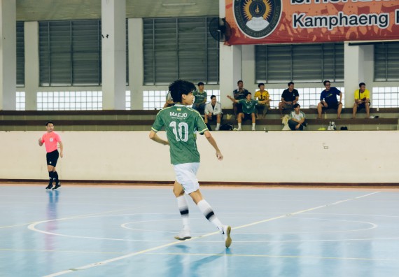 ภาพกิจกรรม  คณะวิทยาศาสตร์และเทคโนโลยี มหาวิทยาลัยราชภัฏกำแพงเพชร เจ้าภาพการแข่งขันกีฬามหาวิทยาลัยแห่งประเทศไทย ครั้งที่ 50 รอบคัดเลือก เขตภาคเหนือ ประเภทกีฬาฟุตซอล