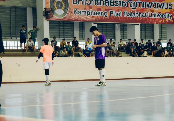 ภาพกิจกรรม  คณะวิทยาศาสตร์และเทคโนโลยี มหาวิทยาลัยราชภัฏกำแพงเพชร เจ้าภาพการแข่งขันกีฬามหาวิทยาลัยแห่งประเทศไทย ครั้งที่ 50 รอบคัดเลือก เขตภาคเหนือ ประเภทกีฬาฟุตซอล