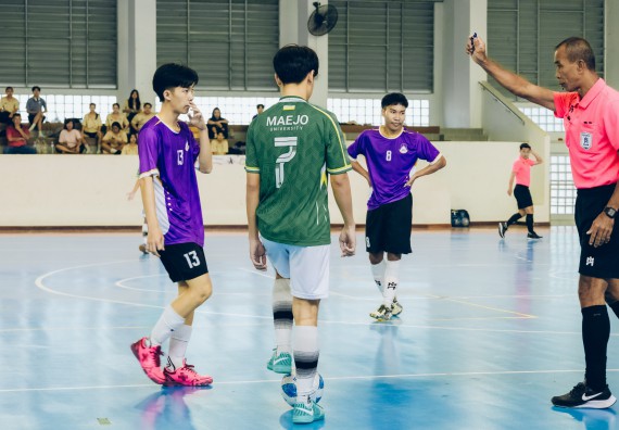 ภาพกิจกรรม  คณะวิทยาศาสตร์และเทคโนโลยี มหาวิทยาลัยราชภัฏกำแพงเพชร เจ้าภาพการแข่งขันกีฬามหาวิทยาลัยแห่งประเทศไทย ครั้งที่ 50 รอบคัดเลือก เขตภาคเหนือ ประเภทกีฬาฟุตซอล