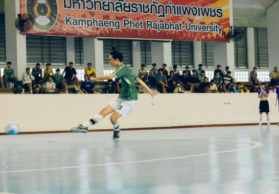 ภาพกิจกรรม  คณะวิทยาศาสตร์และเทคโนโลยี มหาวิทยาลัยราชภัฏกำแพงเพชร เจ้าภาพการแข่งขันกีฬามหาวิทยาลัยแห่งประเทศไทย ครั้งที่ 50 รอบคัดเลือก เขตภาคเหนือ ประเภทกีฬาฟุตซอล