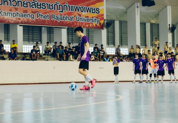 ภาพกิจกรรม  คณะวิทยาศาสตร์และเทคโนโลยี มหาวิทยาลัยราชภัฏกำแพงเพชร เจ้าภาพการแข่งขันกีฬามหาวิทยาลัยแห่งประเทศไทย ครั้งที่ 50 รอบคัดเลือก เขตภาคเหนือ ประเภทกีฬาฟุตซอล