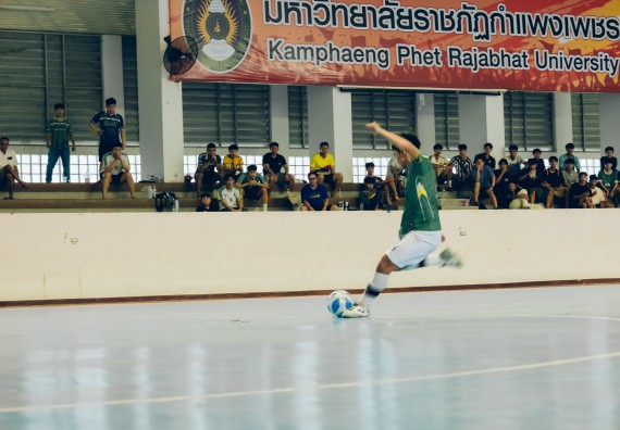 ภาพกิจกรรม  คณะวิทยาศาสตร์และเทคโนโลยี มหาวิทยาลัยราชภัฏกำแพงเพชร เจ้าภาพการแข่งขันกีฬามหาวิทยาลัยแห่งประเทศไทย ครั้งที่ 50 รอบคัดเลือก เขตภาคเหนือ ประเภทกีฬาฟุตซอล