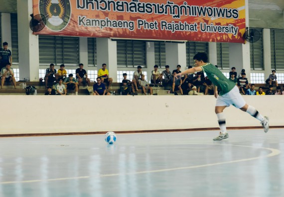 ภาพกิจกรรม  คณะวิทยาศาสตร์และเทคโนโลยี มหาวิทยาลัยราชภัฏกำแพงเพชร เจ้าภาพการแข่งขันกีฬามหาวิทยาลัยแห่งประเทศไทย ครั้งที่ 50 รอบคัดเลือก เขตภาคเหนือ ประเภทกีฬาฟุตซอล