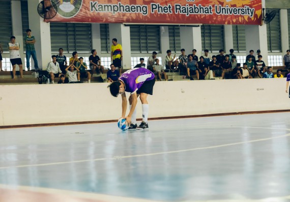 ภาพกิจกรรม  คณะวิทยาศาสตร์และเทคโนโลยี มหาวิทยาลัยราชภัฏกำแพงเพชร เจ้าภาพการแข่งขันกีฬามหาวิทยาลัยแห่งประเทศไทย ครั้งที่ 50 รอบคัดเลือก เขตภาคเหนือ ประเภทกีฬาฟุตซอล