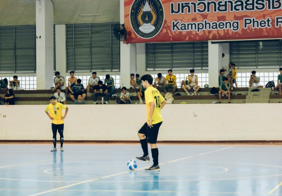 ภาพกิจกรรม  คณะวิทยาศาสตร์และเทคโนโลยี มหาวิทยาลัยราชภัฏกำแพงเพชร เจ้าภาพการแข่งขันกีฬามหาวิทยาลัยแห่งประเทศไทย ครั้งที่ 50 รอบคัดเลือก เขตภาคเหนือ ประเภทกีฬาฟุตซอล