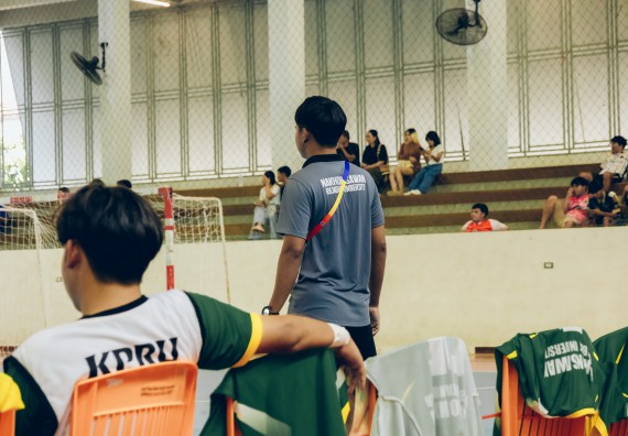 ภาพกิจกรรม  คณะวิทยาศาสตร์และเทคโนโลยี มหาวิทยาลัยราชภัฏกำแพงเพชร เจ้าภาพการแข่งขันกีฬามหาวิทยาลัยแห่งประเทศไทย ครั้งที่ 50 รอบคัดเลือก เขตภาคเหนือ ประเภทกีฬาฟุตซอล