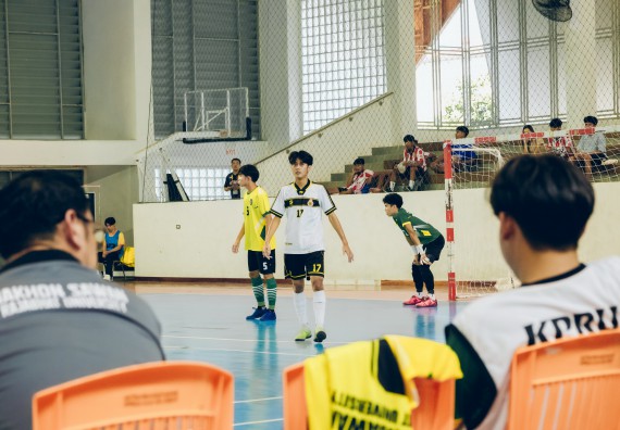 ภาพกิจกรรม  คณะวิทยาศาสตร์และเทคโนโลยี มหาวิทยาลัยราชภัฏกำแพงเพชร เจ้าภาพการแข่งขันกีฬามหาวิทยาลัยแห่งประเทศไทย ครั้งที่ 50 รอบคัดเลือก เขตภาคเหนือ ประเภทกีฬาฟุตซอล