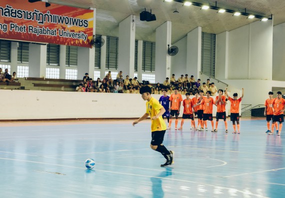 ภาพกิจกรรม  คณะวิทยาศาสตร์และเทคโนโลยี มหาวิทยาลัยราชภัฏกำแพงเพชร เจ้าภาพการแข่งขันกีฬามหาวิทยาลัยแห่งประเทศไทย ครั้งที่ 50 รอบคัดเลือก เขตภาคเหนือ ประเภทกีฬาฟุตซอล