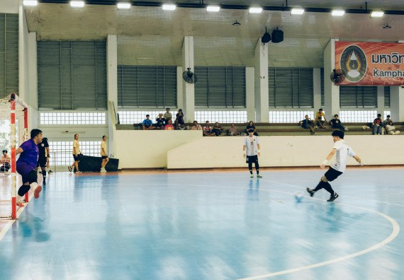 ภาพกิจกรรม  คณะวิทยาศาสตร์และเทคโนโลยี มหาวิทยาลัยราชภัฏกำแพงเพชร เจ้าภาพการแข่งขันกีฬามหาวิทยาลัยแห่งประเทศไทย ครั้งที่ 50 รอบคัดเลือก เขตภาคเหนือ ประเภทกีฬาฟุตซอล